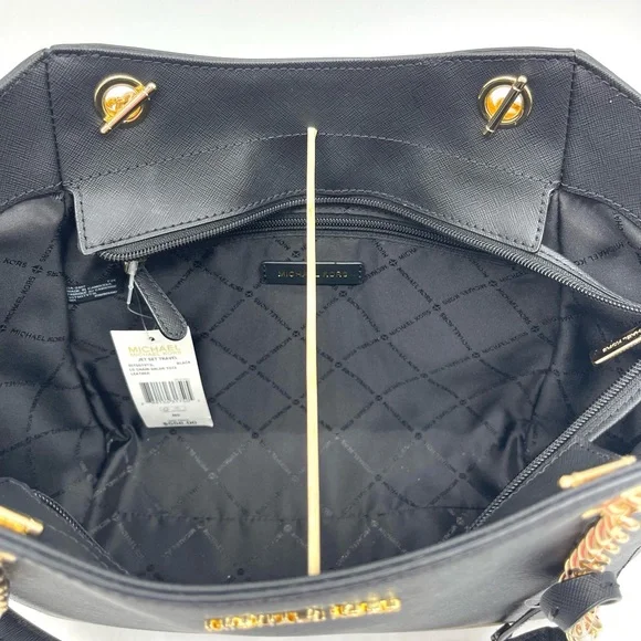 Michael Kors Large Chain Shoulder Tote Bag & Trifold Wallet - Picture 6 of 8